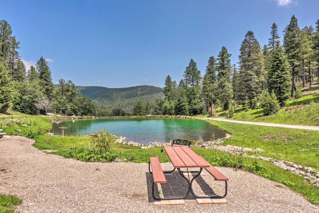 Casa Verde Cabin With Fire Pit 4 Mi To Ski Cloudcroft Exterior foto